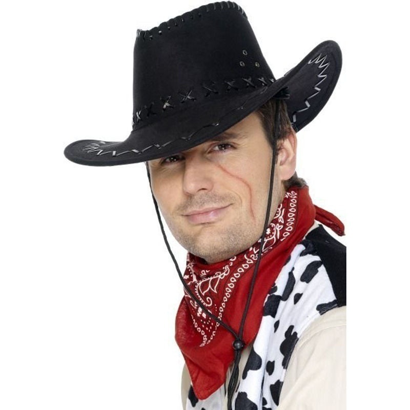 Sombrero de moda Cowboy del Oeste, sombrero de ala grande para hombres o mujeres, sombrero occidental, gorra vaquera - Image 2