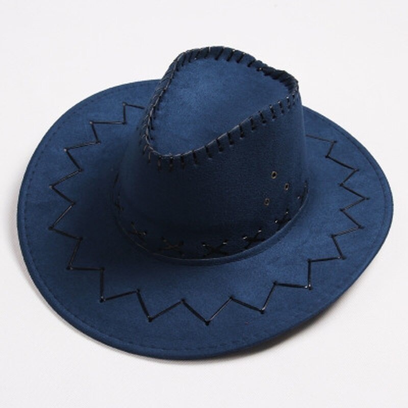 Sombrero de moda Cowboy del Oeste, sombrero de ala grande para hombres o mujeres, sombrero occidental, gorra vaquera - Image 12