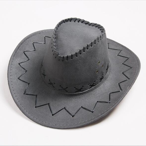 Sombrero de moda Cowboy del Oeste, sombrero de ala grande para hombres o mujeres, sombrero occidental, gorra vaquera - Image 13