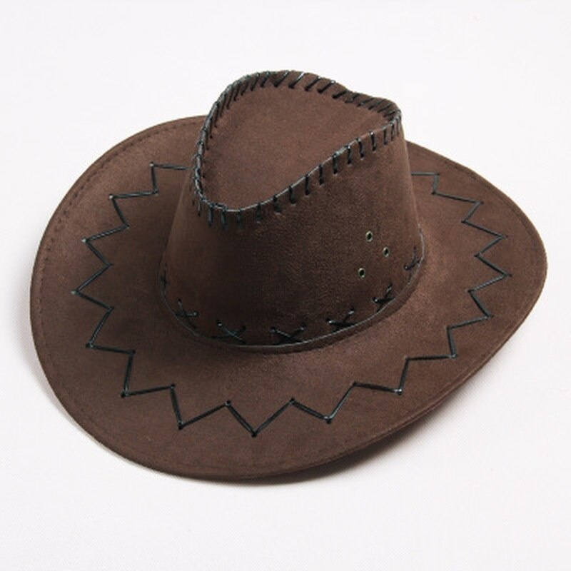 Sombrero de moda Cowboy del Oeste, sombrero de ala grande para hombres o mujeres, sombrero occidental, gorra vaquera - Image 8