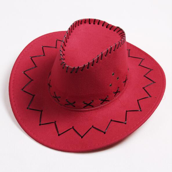 Sombrero de moda Cowboy del Oeste, sombrero de ala grande para hombres o mujeres, sombrero occidental, gorra vaquera - Image 9