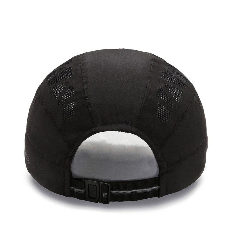 Breathable Summer Flat Cap Mesh Hat Adjustable Newsboy Beret Ivy Cap Unisex Cabbie Cap - Image 3