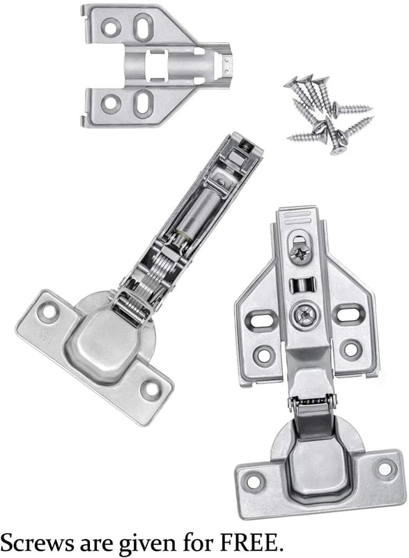 Frameless Cabinet Door Concealed Hinges Soft-Close European Inset Stainless - Image 10