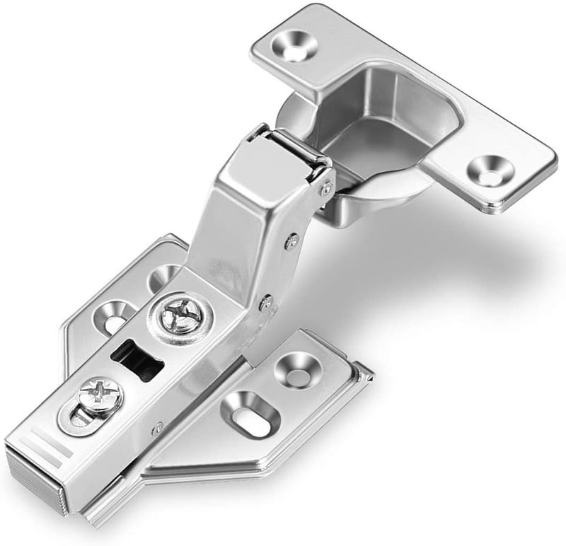Frameless Cabinet Door Concealed Hinges Soft-Close European Inset Stainless - Image 2