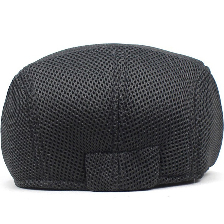 Men Mesh Flat Cap Breathable Summer Newsboy Hat Beret Cabbie Ivy Hat Gatsby Newsboy Hat for Driving Hunting Cap - Image 13