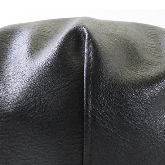 Men's Leather Beret Hunting Cap Trucker Leather Cap Mens Sports Hat - Image 9