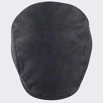 Men's Leather Sports Hat Leather Beret Hunting Cap Beanie Trucker Leather Cap Mens - Image 4