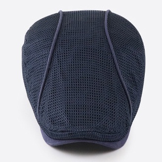 Summer Mesh Hat Cabbie Flat Cap Breathable Adjustable Newsboy Beret Ivy Cap Unisex - Image 7