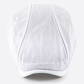 Summer Mesh Hat Cabbie Flat Cap Breathable Adjustable Newsboy Beret Ivy Cap Unisex - Image 10