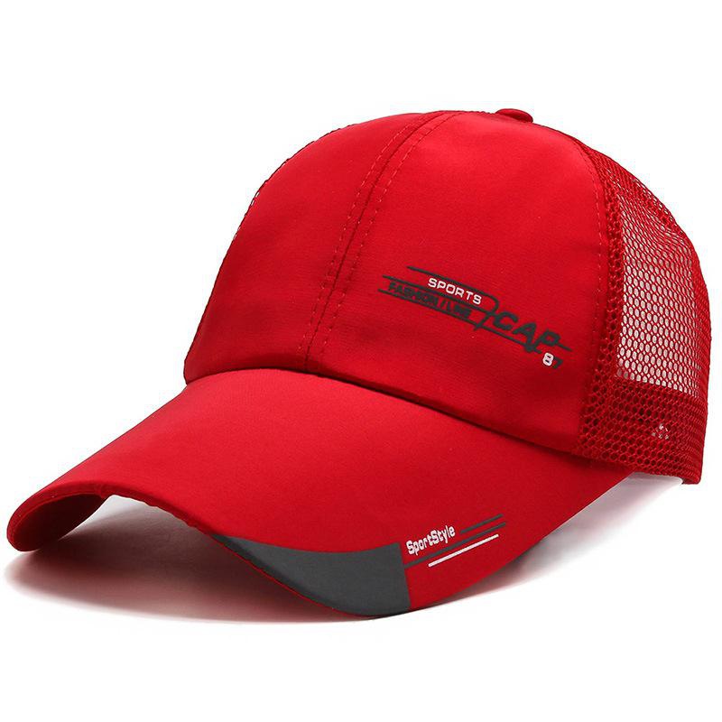 Breathable Quick Dry Mesh Baseball Cap Sun Hat Fishing Hat Adjustable Hat - Image 2