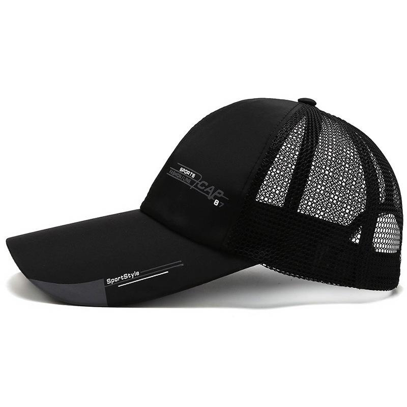 Breathable Quick Dry Mesh Baseball Cap Sun Hat Fishing Hat Adjustable Hat - Image 9