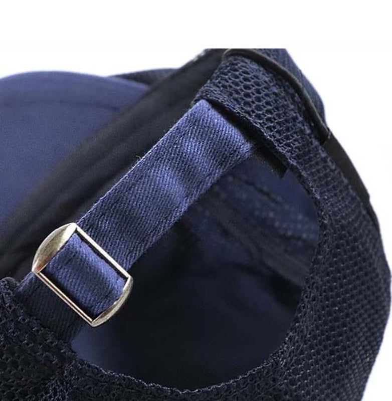 Mesh Cap Breathable Hat Men's Peaked Cap Sun Protection Sun Visor Wearing Rope Peaked Cap - Image 10