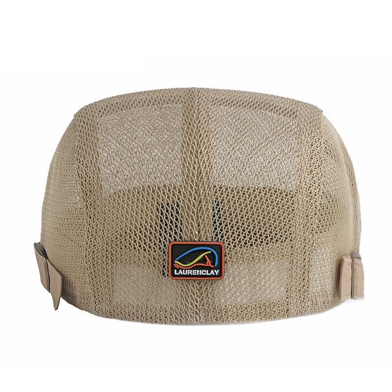 Children's Hat Breathable Mesh Summer Hat Adjustable Newsboy Beret Ivy Cap Cabbie Flat Cap - Image 6
