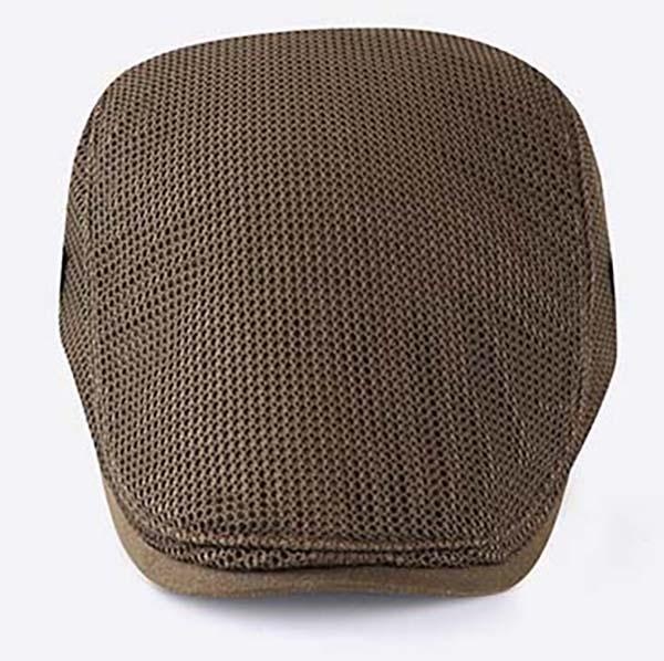 Stylish Unisex Breathable Mesh Cap - Adjustable Newsboy Beret Ivy Hat - Image 7