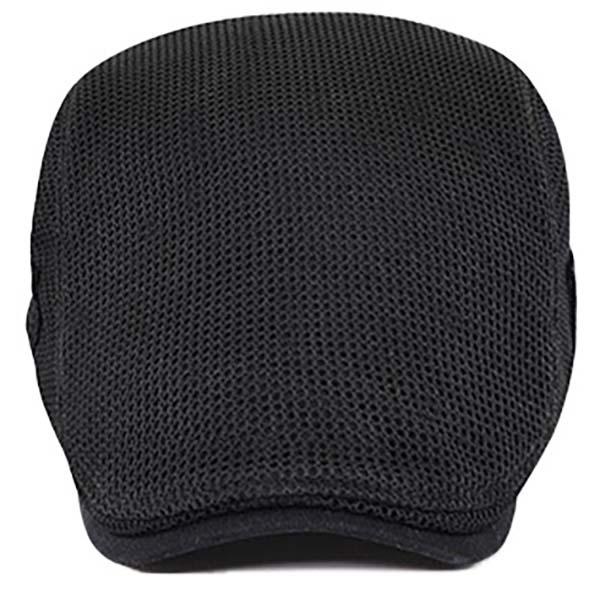 Stylish Unisex Breathable Mesh Cap - Adjustable Newsboy Beret Ivy Hat - Image 4