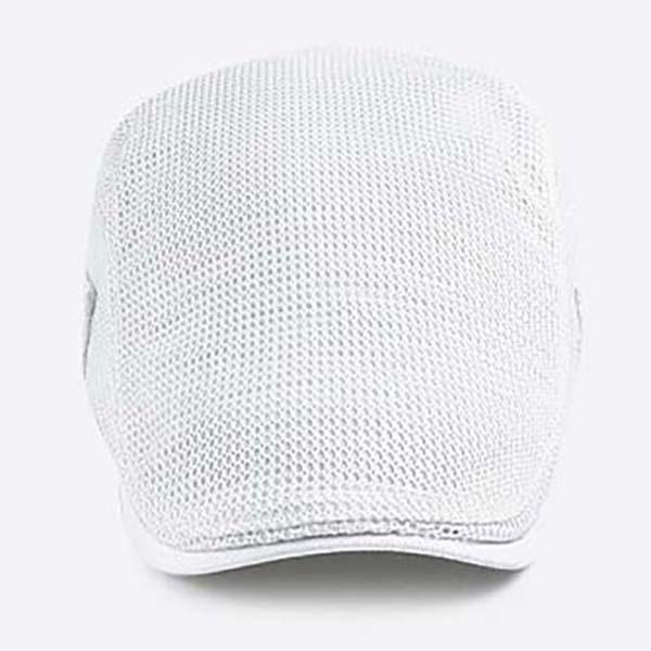 Stylish Unisex Breathable Mesh Cap - Adjustable Newsboy Beret Ivy Hat - Image 6